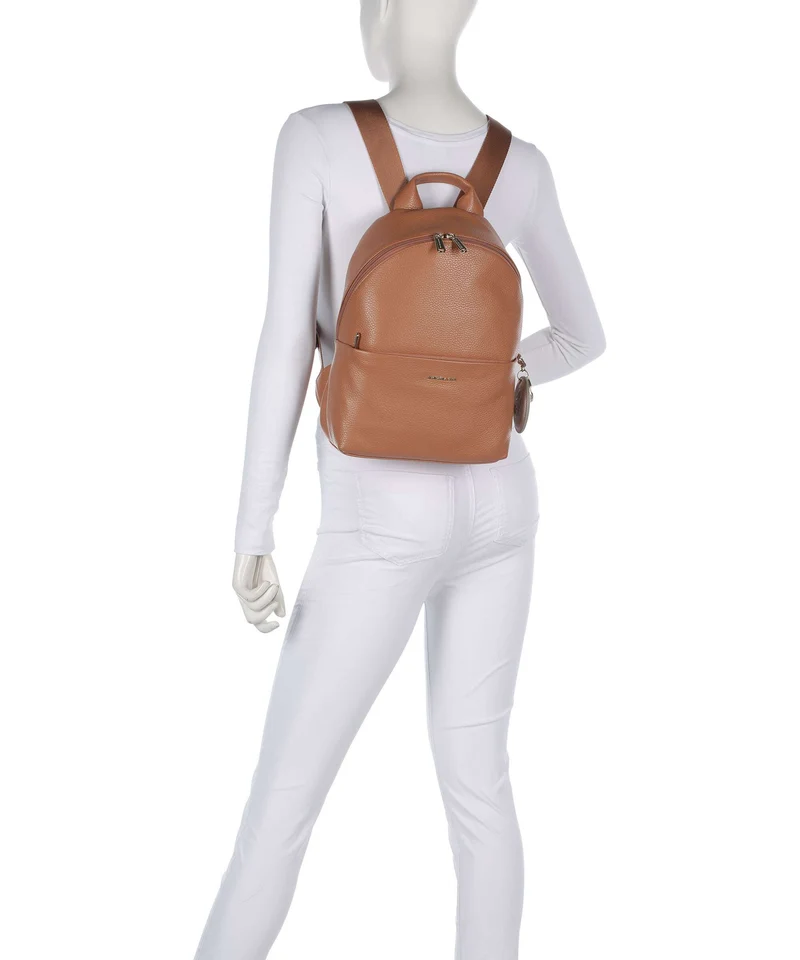 Mandarina Duck Mellow Leather Rucksack pecan nut