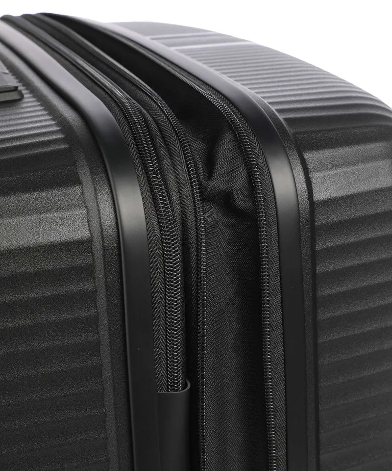 Travelite Air Stripe Slim 4-Rollen Trolley Set black