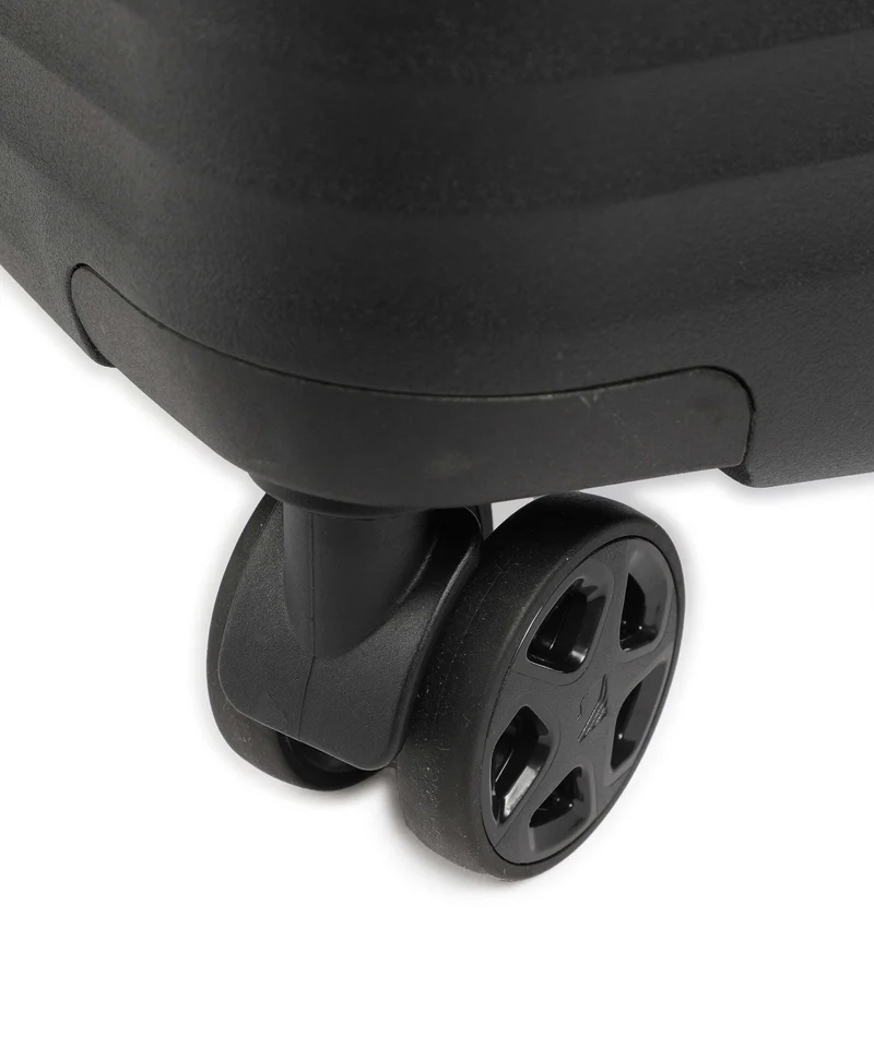 Travelite Air Stripe Slim 4-Rollen Trolley Set black