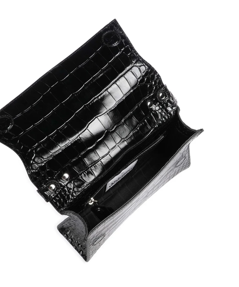 Vivienne Westwood Bianca Embossed Croc S Schultertasche black