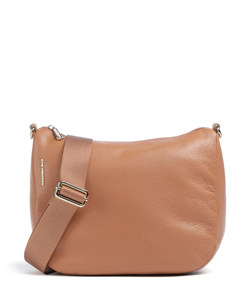 Mandarina Duck Mellow Leather Umhängetasche pecan nut