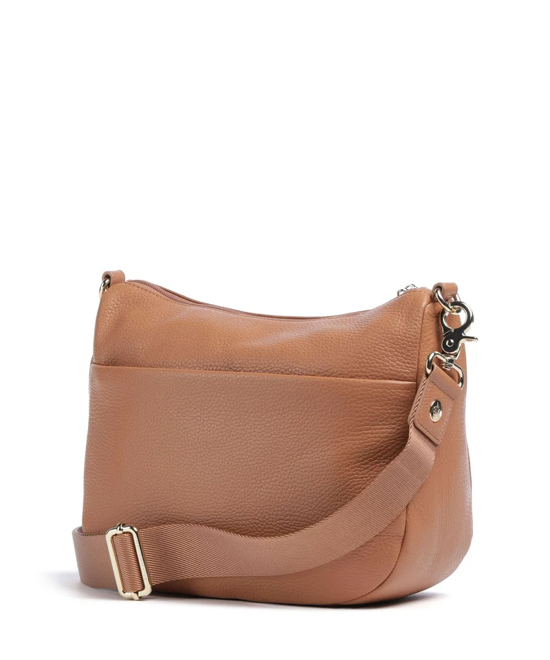 Mandarina Duck Mellow Leather Umhängetasche pecan nut