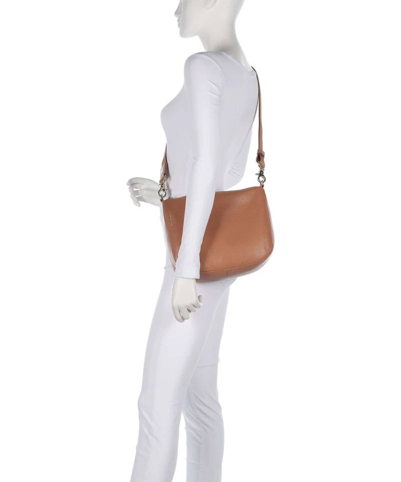 Mandarina Duck Mellow Leather Umhängetasche pecan nut