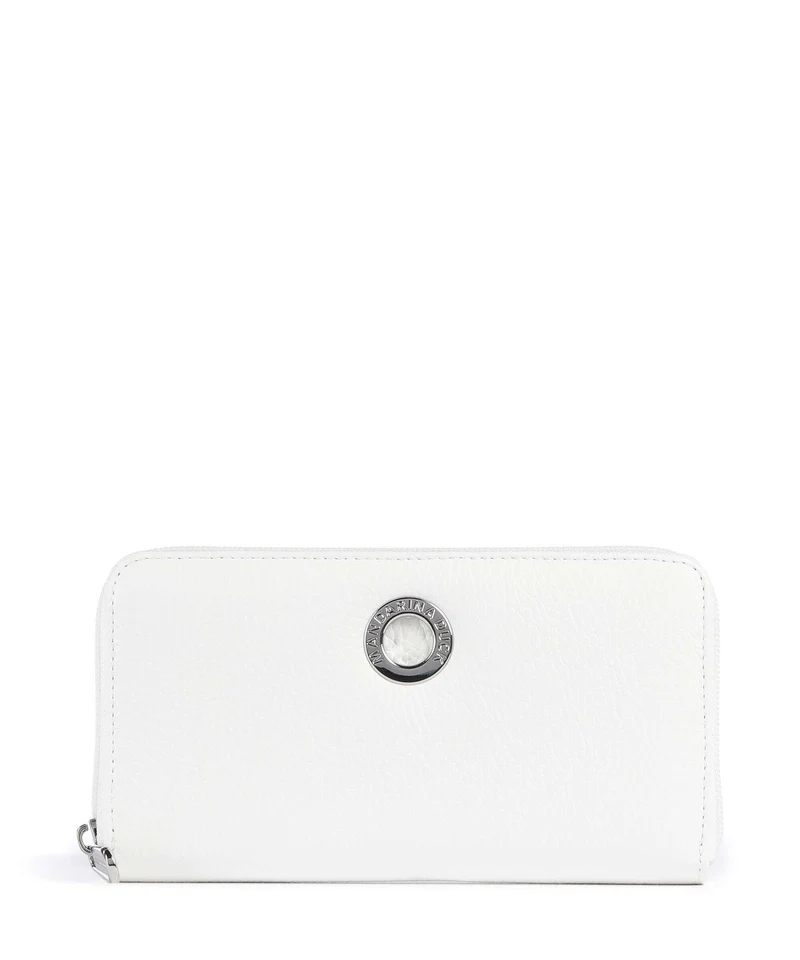 Mandarina Duck Mellow Leather Geldbörse blanc
