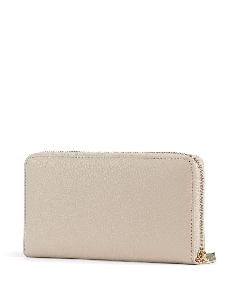 Coccinelle Metallic Soft Geldbörse sandshell