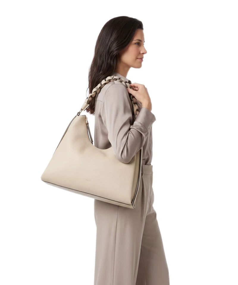 Coccinelle Boheme Grana Double Beuteltasche sandshell/seagrass