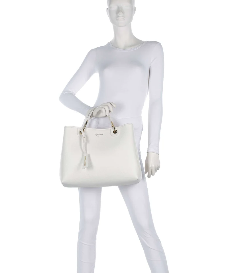 Emporio Armani My EA M Handtasche bianco/cuoio