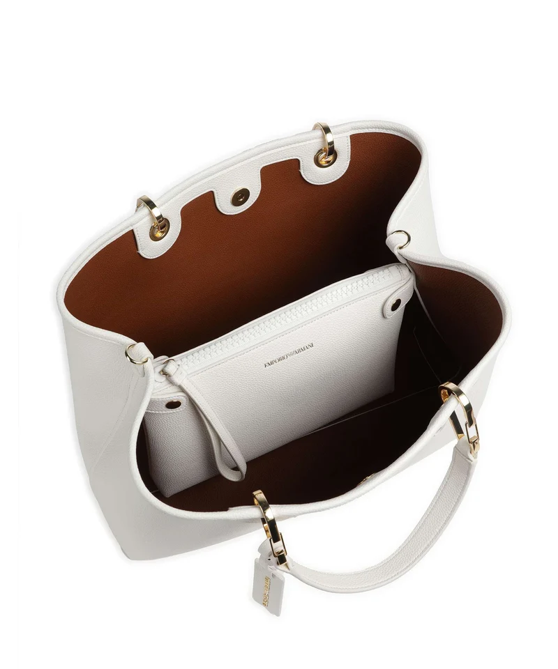 Emporio Armani My EA M Handtasche bianco/cuoio