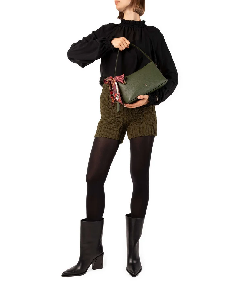 Aigner Delia S Schultertasche moss green