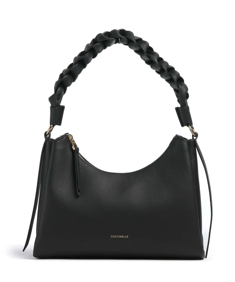 Coccinelle Boheme Grana Double Schultertasche noir/cognac