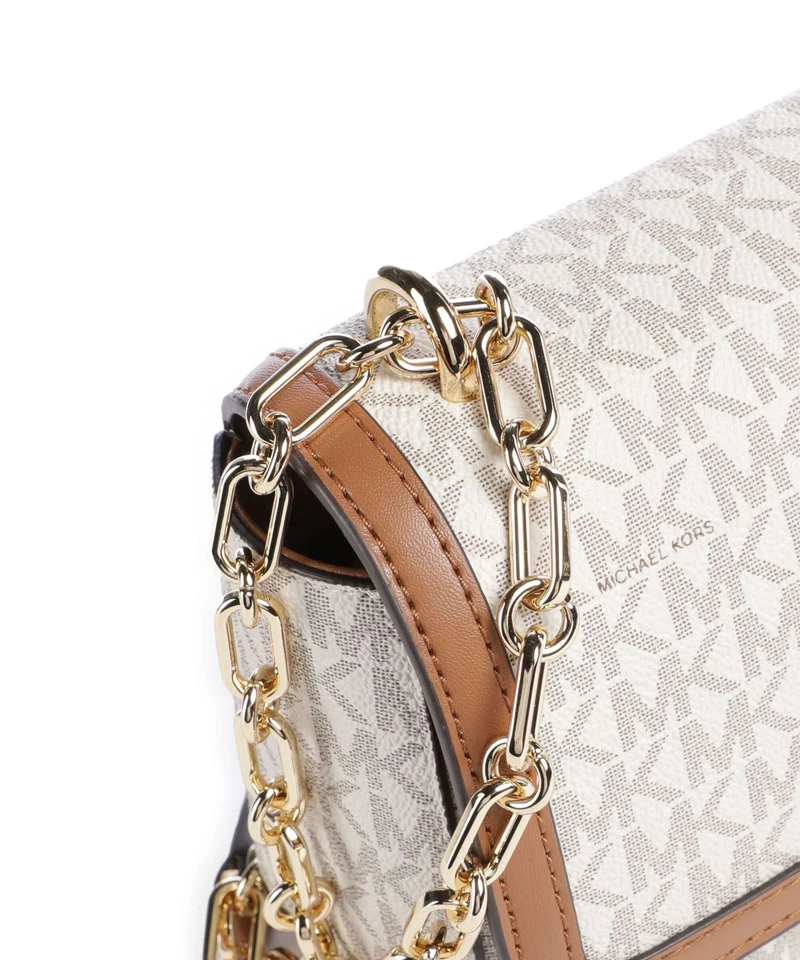 Michael Kors Tribeca Large Schultertasche vanilla/acorn