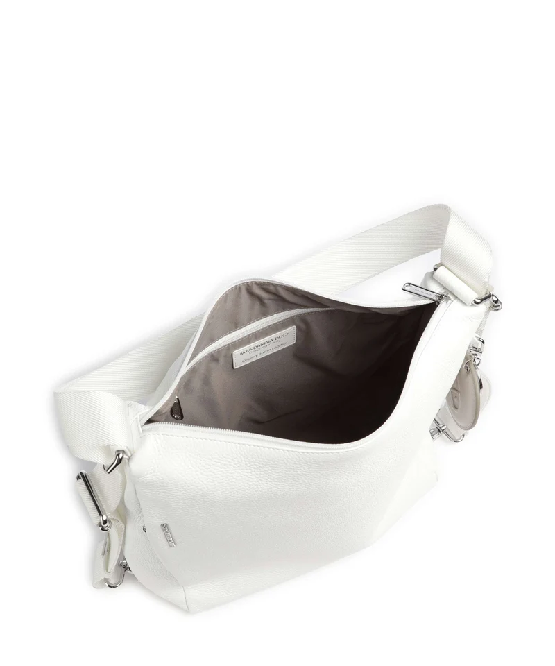 Mandarina Duck Mellow Leather Rucksack-Tasche blanc