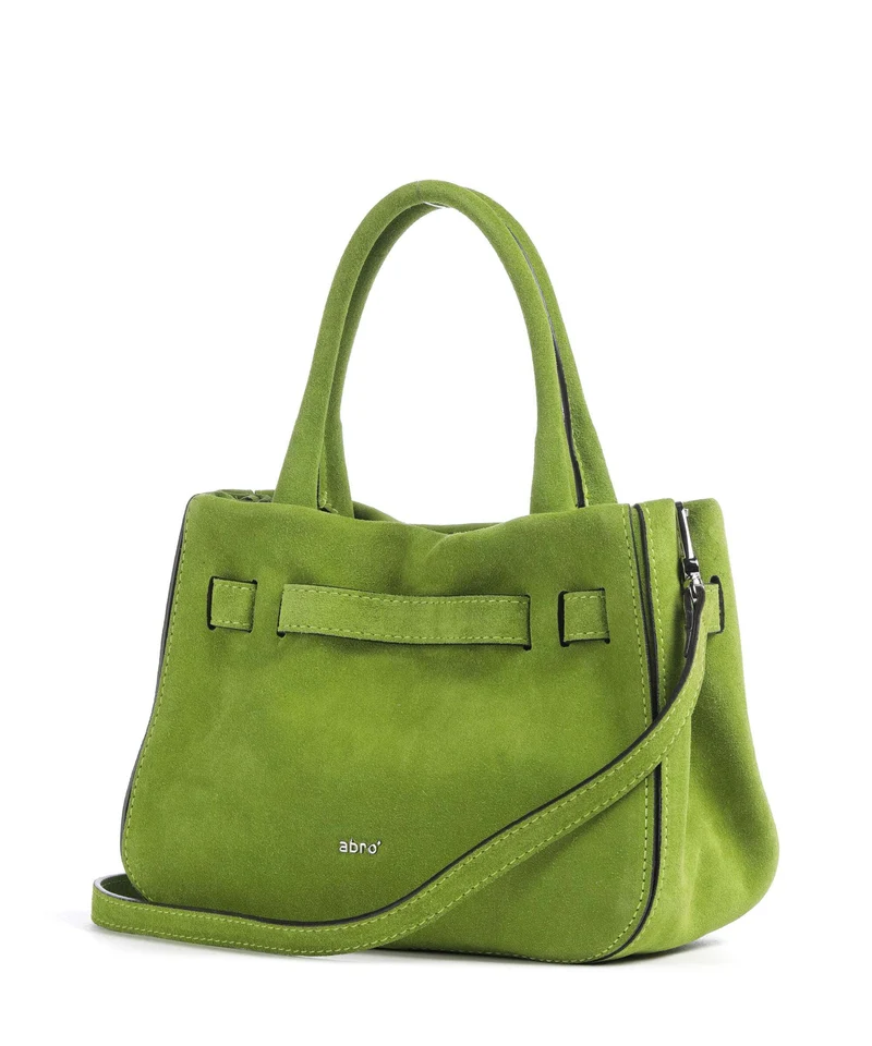 Abro Suede Jill Handtasche lime