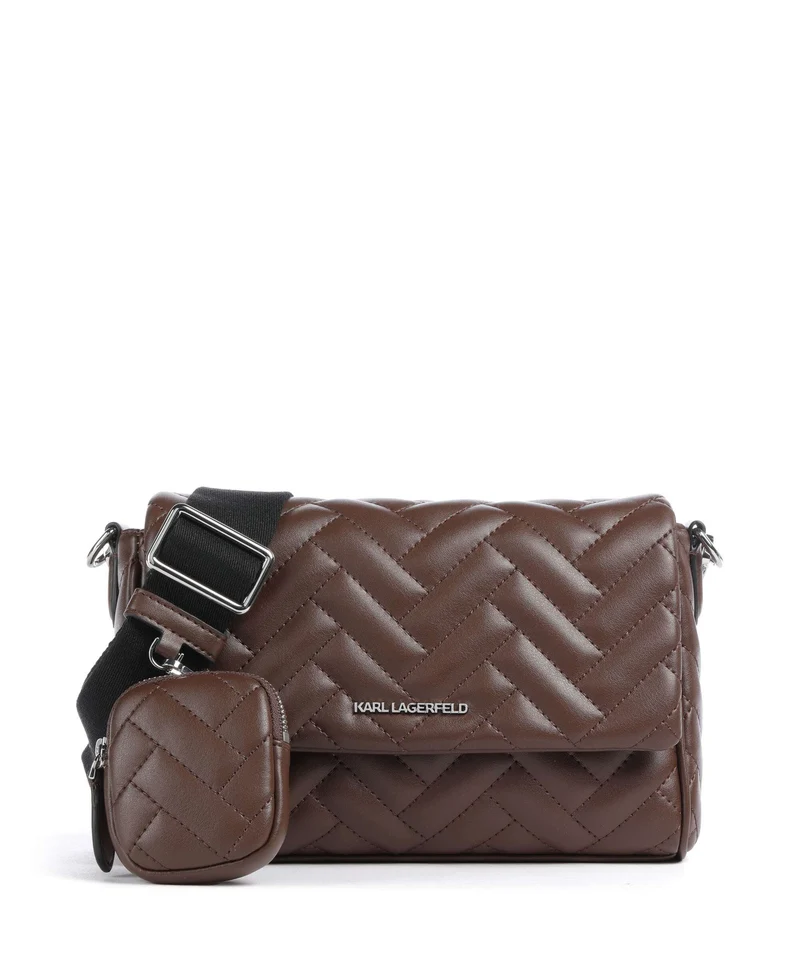 Karl Lagerfeld K/Brick Umhängetasche dark friar brown