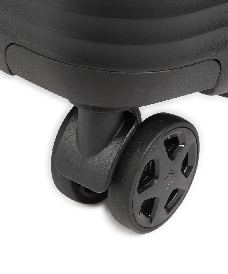 Travelite Air Stripe Slim 4-Rollen Trolley black