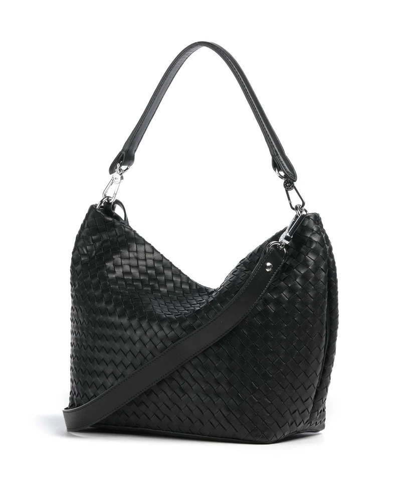 Abro Piuma Ebony Beuteltasche black/nickel