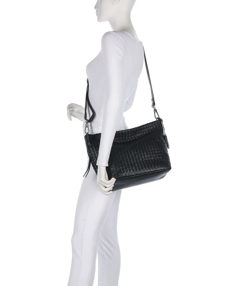 Abro Piuma Ebony Beuteltasche black/nickel