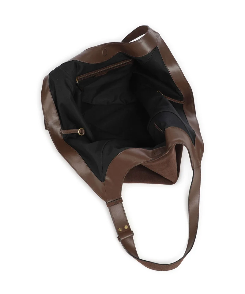 Pinko Shopper marrone castano/matt gold