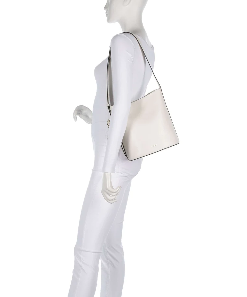 Furla Roxie S Bucket Handtasche panna