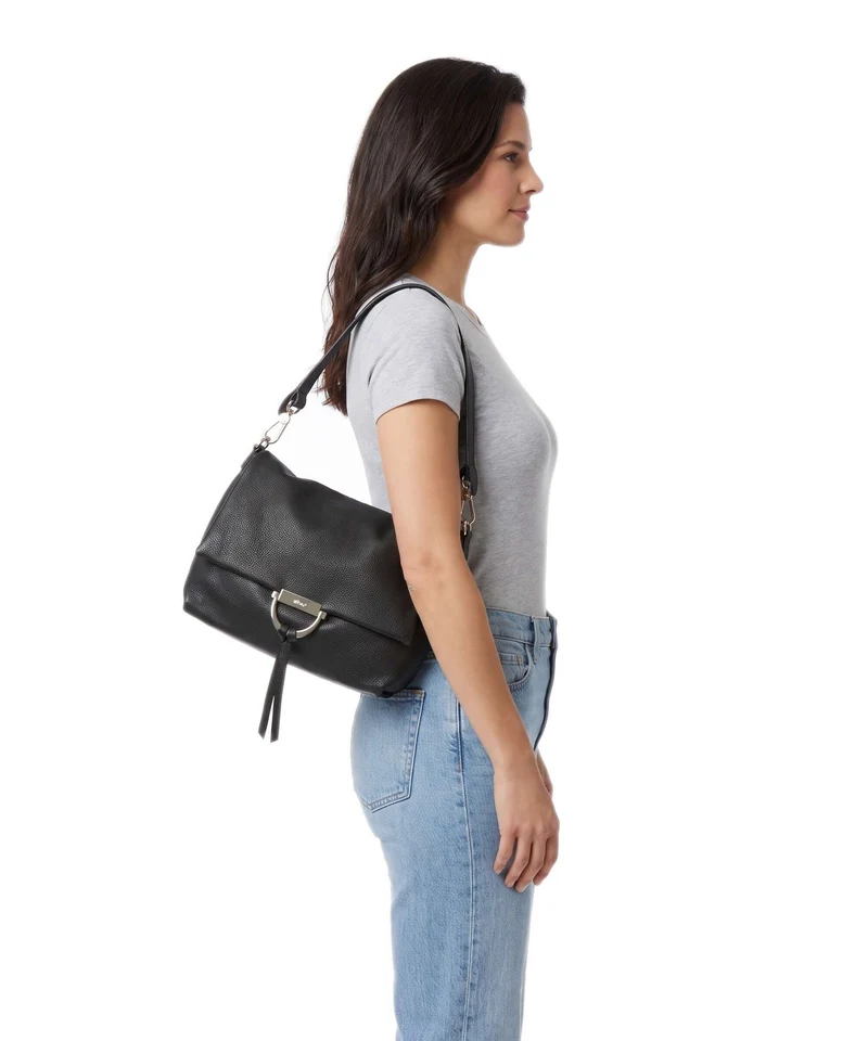 Abro Dalia Temi Medium Schultertasche black/gold