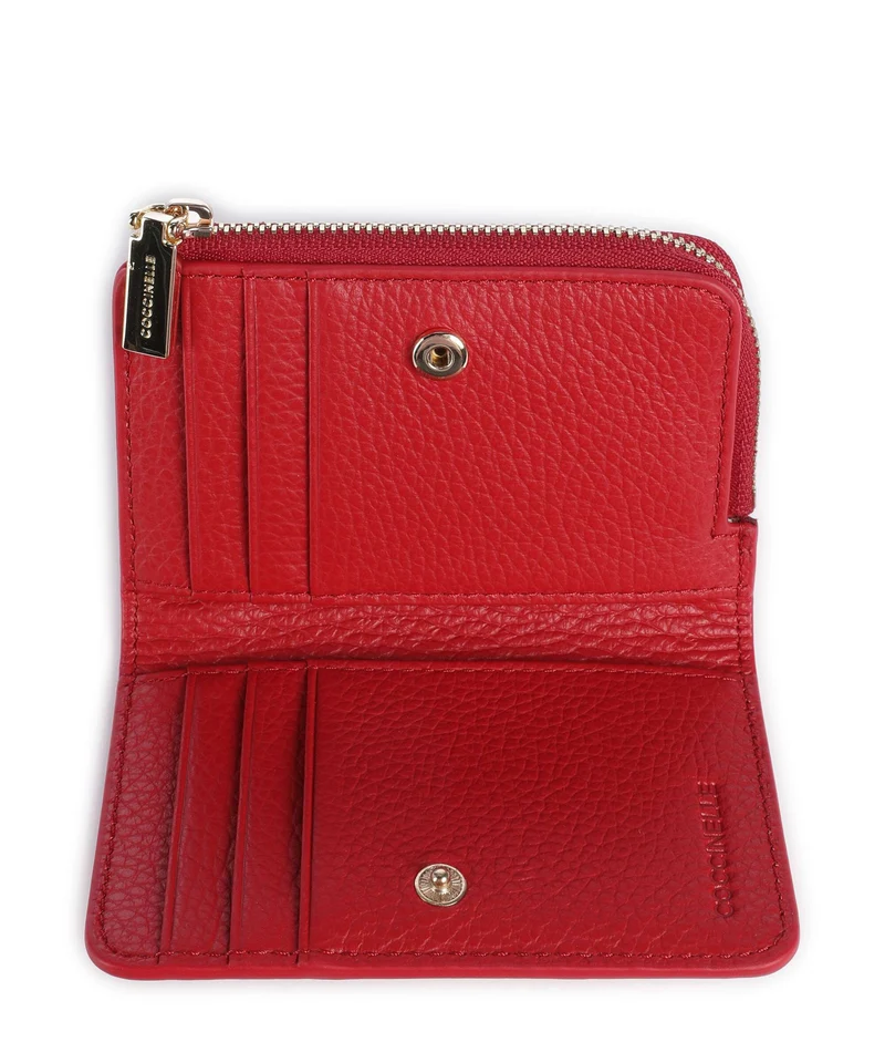 Coccinelle Metallic Soft Geldbörse scarlet