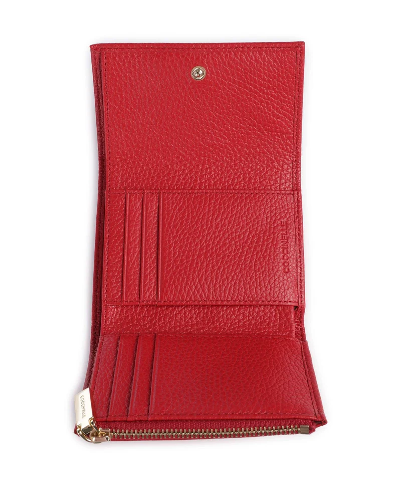 Coccinelle Metallic Soft Geldbörse scarlet