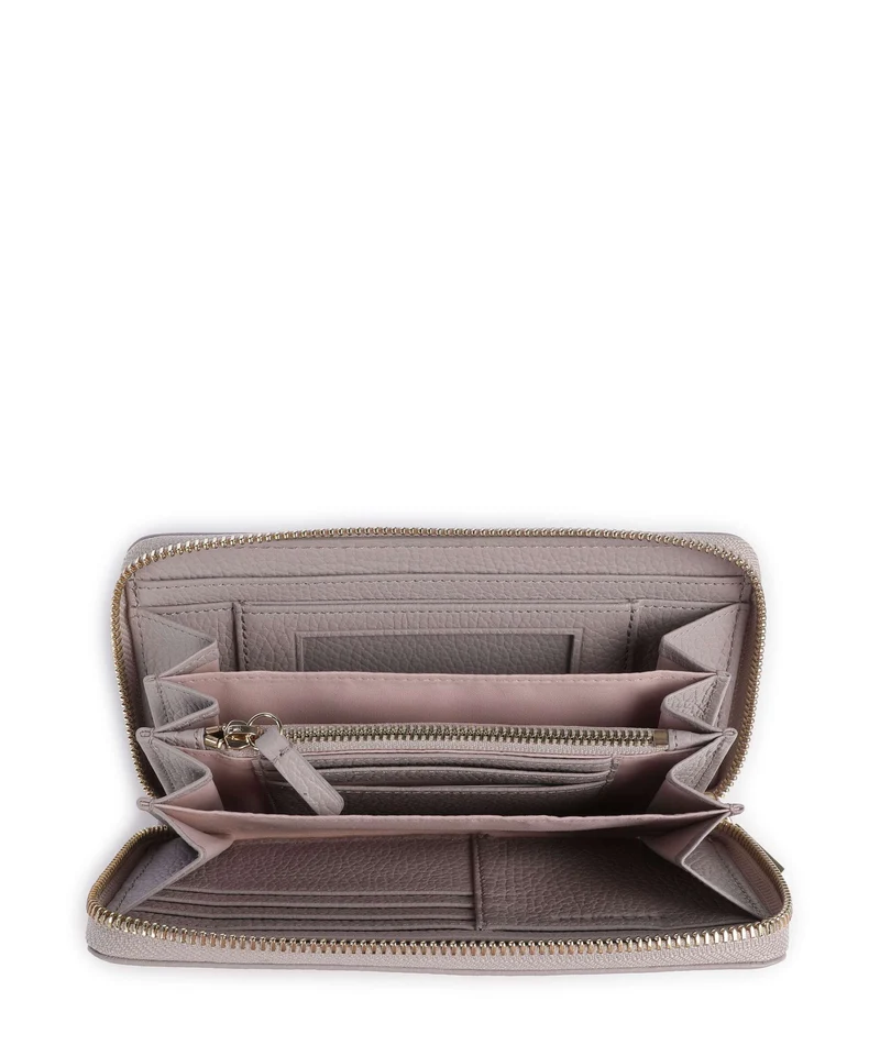 Coccinelle Metallic Soft Geldbörse oyster