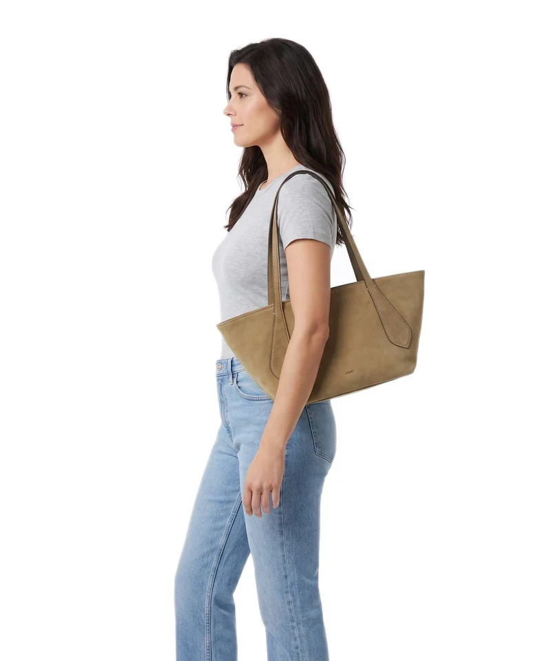 Abro Suede Carina Shopper mud