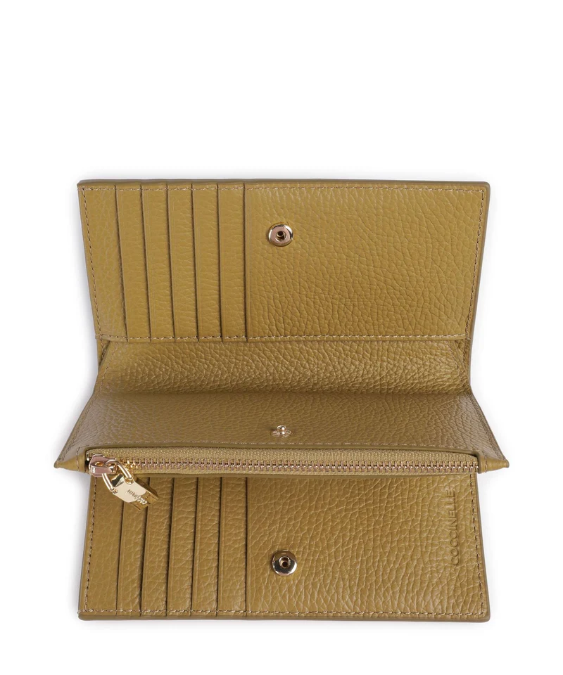 Coccinelle Metallic Soft Geldbörse seagrass