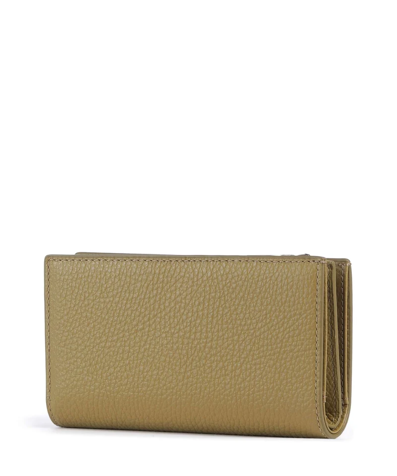 Coccinelle Metallic Soft Geldbörse seagrass
