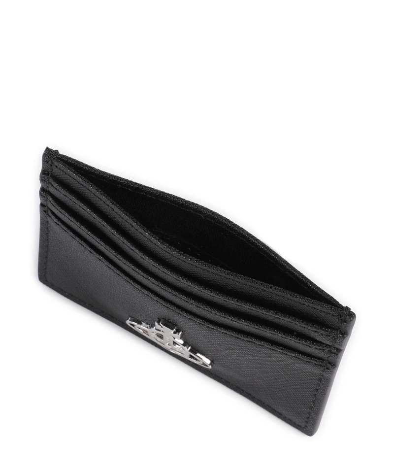 Vivienne Westwood Saffiano Kreditkartenetui black