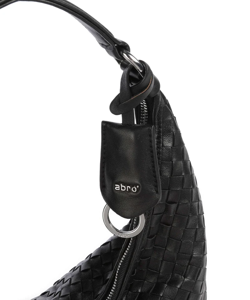 Abro Piuma Nana Small Beuteltasche black/nickel