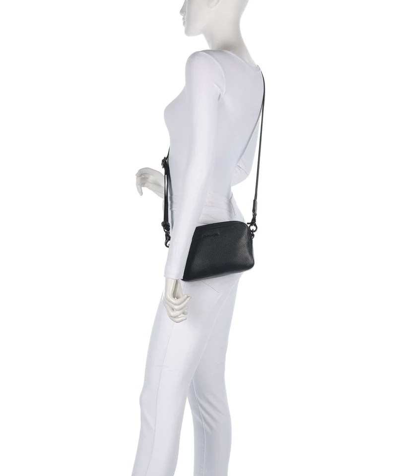 Mandarina Duck Mellow Leather Umhängetasche nero