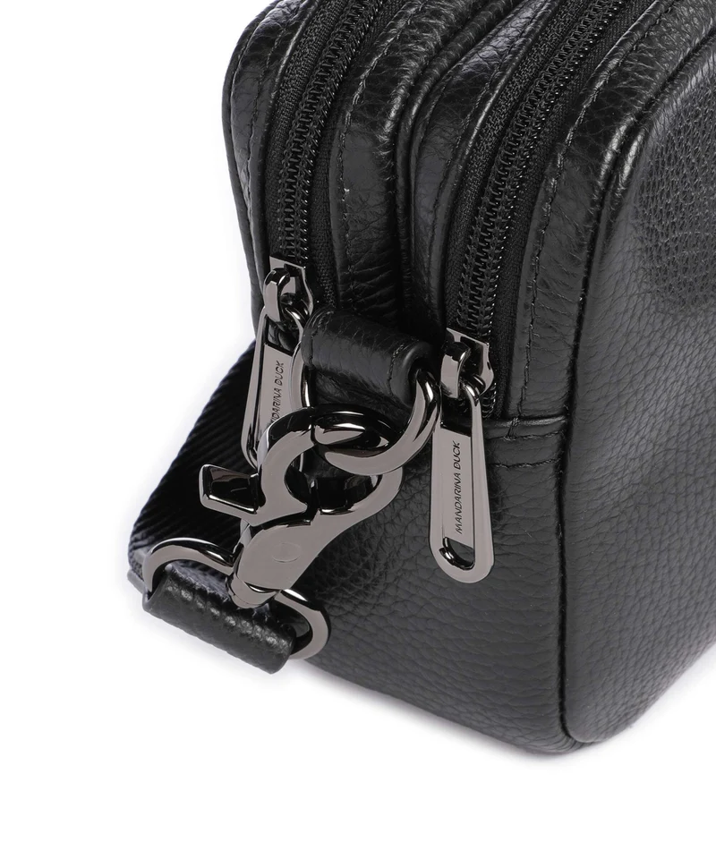 Mandarina Duck Mellow Leather Umhängetasche nero