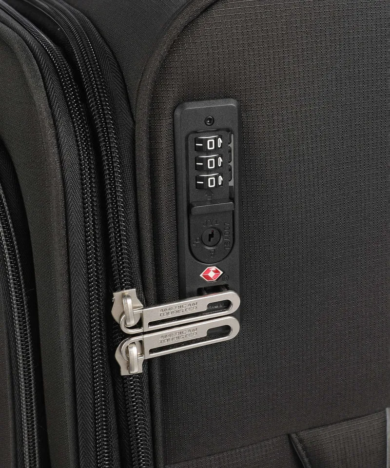 American Tourister Cloudrider M 4-Rollen Trolley jet black