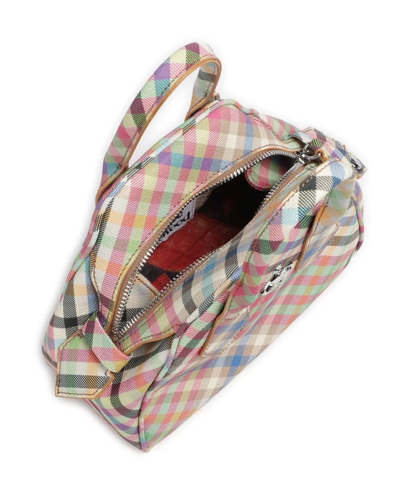 Vivienne Westwood Yasmine Buccia D'Arancia Small Handtasche heather plaid