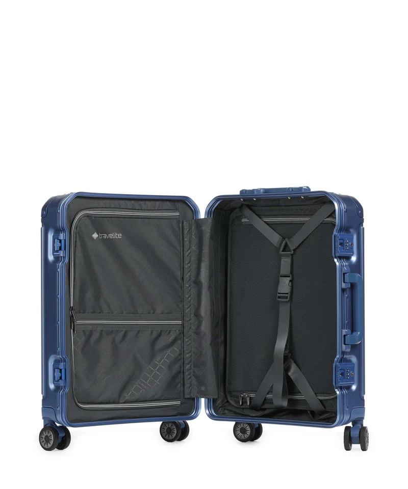 Travelite Next 2.0 4-Rollen Trolley blue