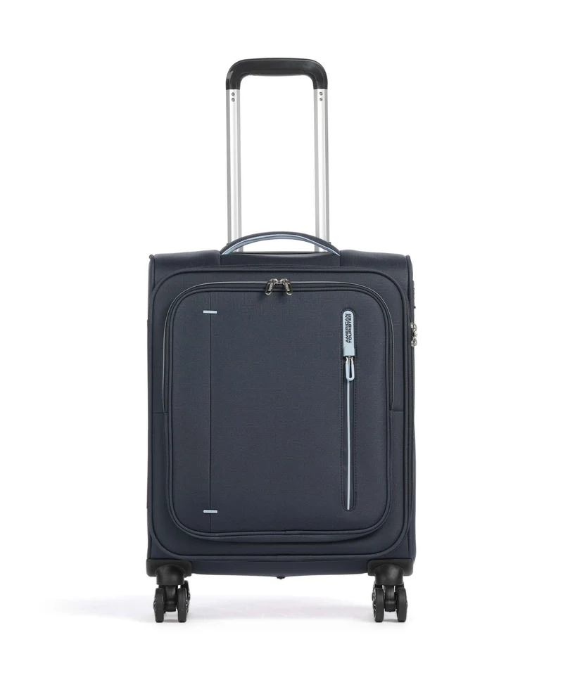American Tourister Cloudrider S 4-Rollen Trolley sky navy
