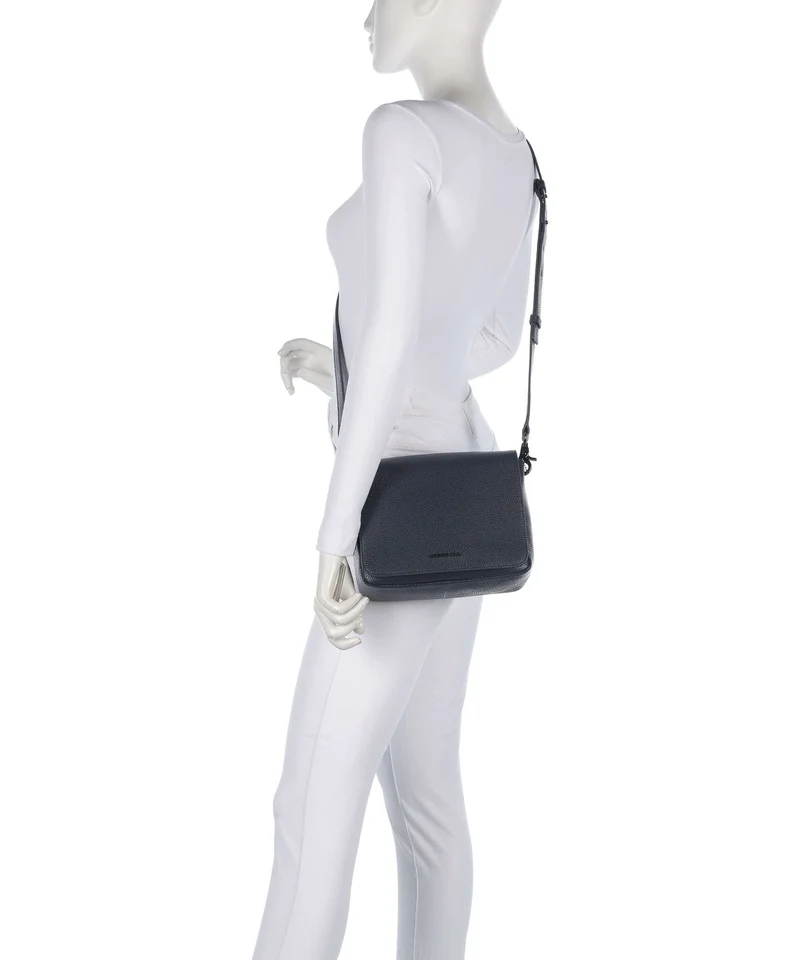 Mandarina Duck Mellow Leather Schultertasche dress blue