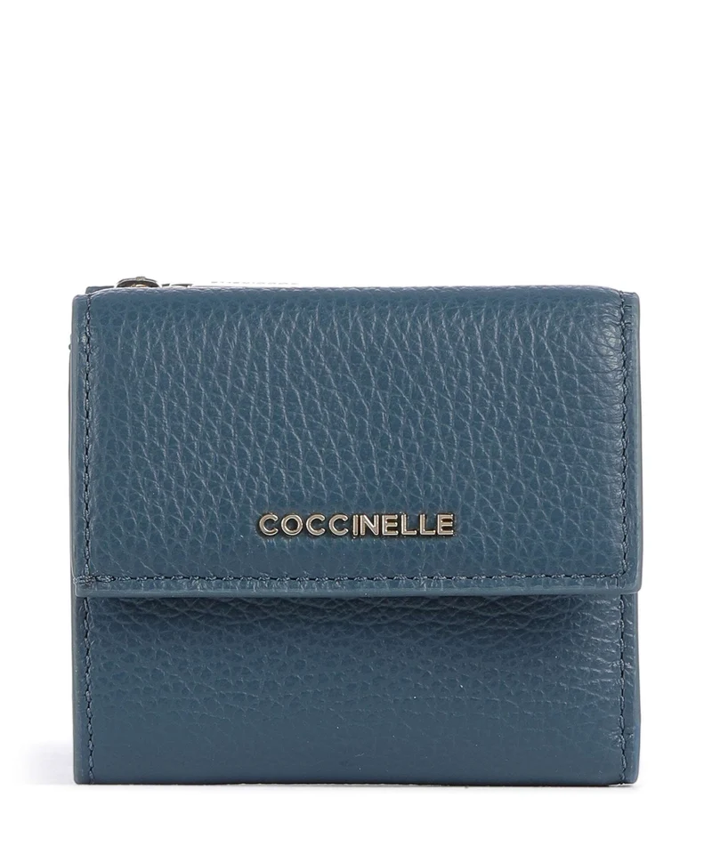 Coccinelle Metallic Soft Geldbörse deep blue
