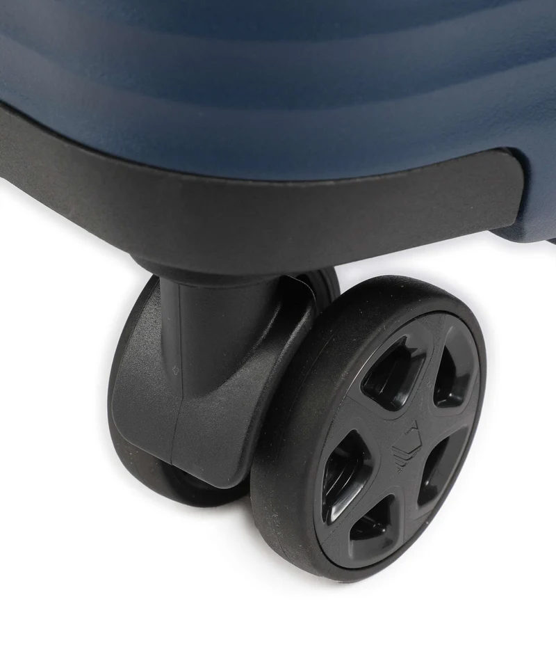 Travelite Air Stripe Slim 4-Rollen Trolley navy