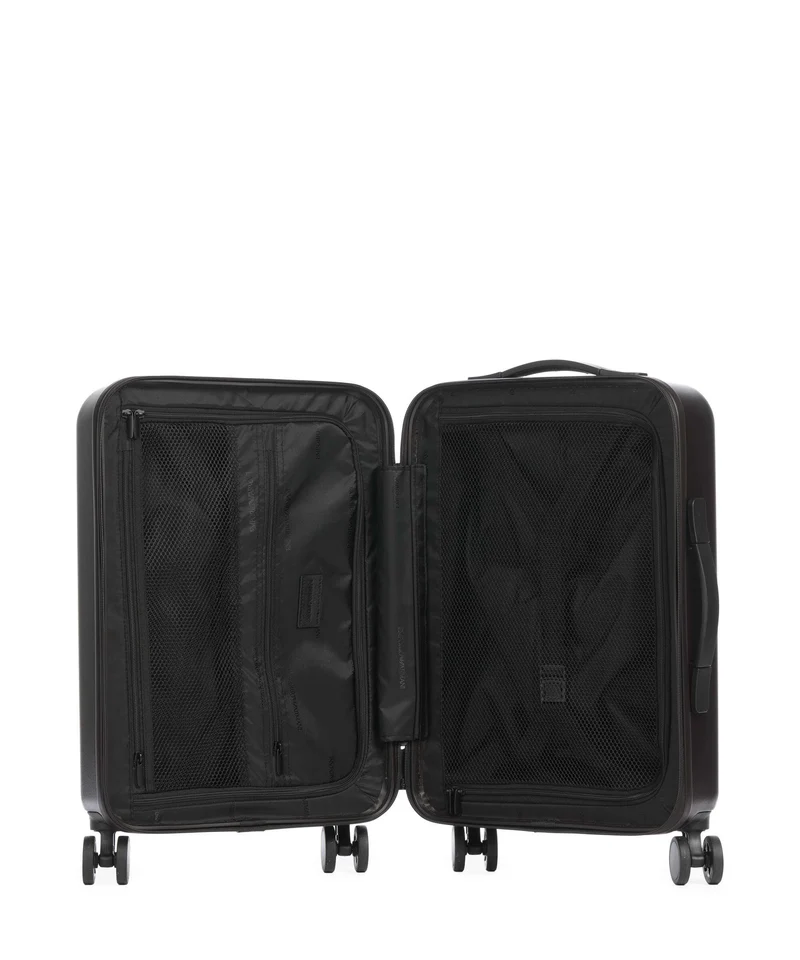 Emporio Armani Business Regenerated 4-Rollen Trolley ebony