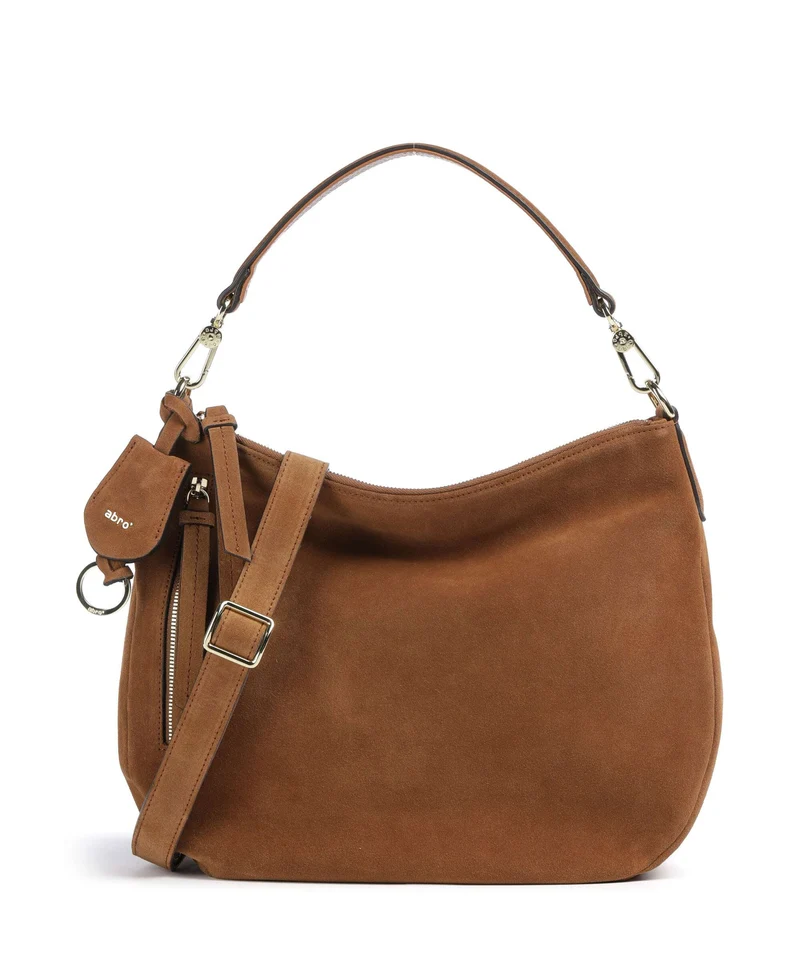 Abro Suede Juna Small Beuteltasche cuoio