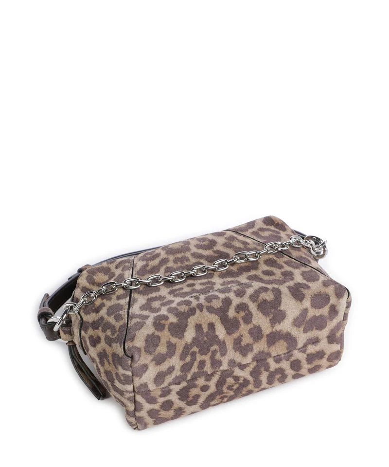 Les Visionnaires Lynn Cozy Chain Umhängetasche leo print