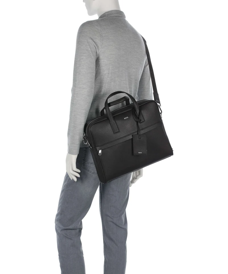 BOSS Zair Aktentasche dark brown