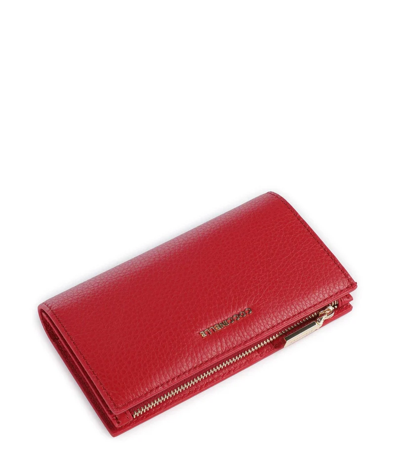 Coccinelle Metallic Soft Geldbörse scarlet