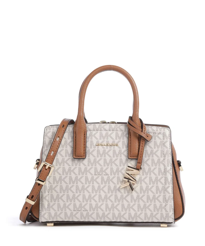 Michael Kors Laila XS Handtasche vanilla/acorn