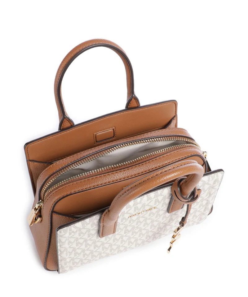 Michael Kors Laila XS Handtasche vanilla/acorn