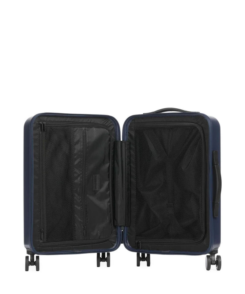 Emporio Armani Business Regenerated 4-Rollen Trolley medieval blue