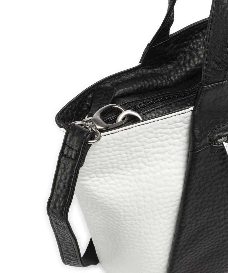 Voi Hirsch Verena Handtasche schwarz/weiss